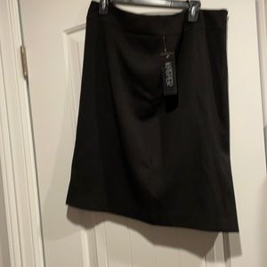 Kasper black, lined skirt